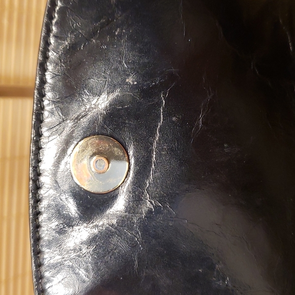 Sold Michael Kors Crossbody Logo MK Brown and Black Purse - Picture 6 of 15